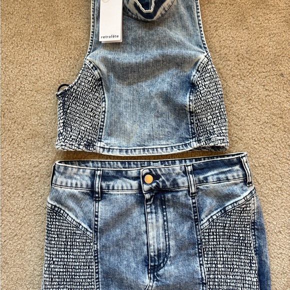 Retrofete denim set - Picture 1 of 5